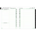 Day-Timer 2027 Original Daily Planner Refill Folio Size - 11" x 8-1/2" - English-Soft Day-Timer green borders make these refills properly business-like but pleasing to the eye