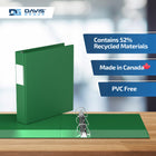 Davis Group Premium Economy Binder - D Ring - 1.5" - Green - 6 Pack-Ideal for Conferences, Reference, Colleges & Universities