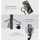 Adam Elements SELFIE II Wireless Bluetooth Tripod Selfie Stick - Black-Bluetooth 4.2