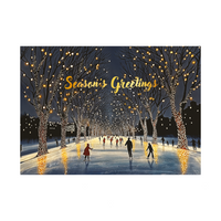 Pierre Belvedere Holiday Cards Set with Envelopes - Winter Lights - 6" x 4.5" - English - 20 Pack-High quality cards and envelopes for the holiday season