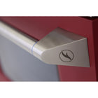 Kucht 36" KDF Series Pro Style Propane Gas Dual Fuel Range - Stainless Steel/Red-Product dimensions 27.75" L x 36" W x 36" H