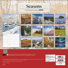 DateWorks 2026 16-Month Wall Calendar - 12" x 12" - Seasons - English-13 High Quality Images printed on Premium Paper