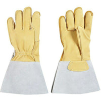 SCN Industrial Unlined Grain Cowhide Welding Gloves - XL - 2 Pack-Inner Lining Unlined