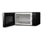 Commercial Chef 1.1 cu. ft. 1000W Countertop Microwave - Black-Grab and Go: This small microwave allows you to heat meals, snacks, and drinks so fast to accommodate your busy life. Our microwave oven helps you can enjoy delicious food without wasting time.