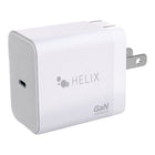 Helix 40W USB-A & USB-C Wall Charger - White-40 Watt