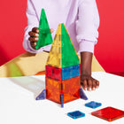 MAGNA-TILES Combo 20-Piece Magnetic Construction Set-Developmental: Encourages the development of hand-eye coordination and fine motor skills, while spurring creativity. 