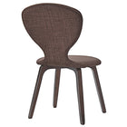 Modway Tempest Dining Side Chair - Walnut/Brown-Walnut-Grained Dark Walnut Veneer