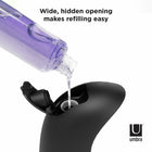Umbra Emperor Auto Soap & Sanitizer Dispenser - Black and White - 355ml-Dimensions: 3.5" W x 5.13" D x 8.25" H