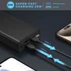 MyBat Pro 20000mAh 20W Power Bank - Black-LED indicator shows remaining battery level