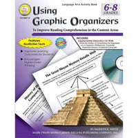 eBook: Mark Twain 404113-EB Using Graphic Organizers - Grade 6 - 8-You will receive two emails: one confirming your entire order, and one with a "Download Software" buttonYou can download immediately or return to your email to download later