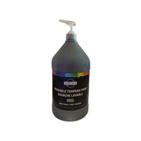 ArtWorks Washable Tempera Paint with Pump - 3.78 L - Black-Each gallon includes a pump! No need to purchase seperately