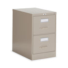 Staples Vertical Legal File Cabinet, 2-Drawer, Sand-Smooth-gliding, fully progressive, ball bearing suspension for smooth operation