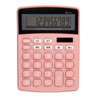Pep Rally Calculator - Pink-Desktop calculator with easy-view 10-digit angled LCD display