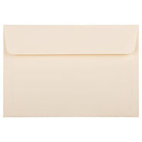 JAM Paper A8 Strathmore Invitation Envelopes - 5.5" x 8.125" - Ivory Wove - 50 Pack (900783880I)-Ivory Wove Paper Envelopes