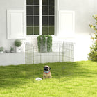 PawHut 36" H Foldable 8 Panel Dog Playpen - Black-Provides a secure enclosed area FOR pets to play freely