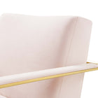 Modway Seg Performance Velvet Accent Chair - Gold Pink-7