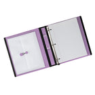 Staples Better Binder - 1" - Lilac-Non-stick poly material won’t lift ink from pages