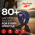 Reebok Pulse Smartwatch - 45 mm - Vector Blue- In-depth sleep analysis highlights quality, stages, and tips for better nights and bigger days