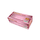 Ronco Touch Nitrile Gloves - Pink - Extra Small - 100 Pack-100 Gloves Per Dispenser