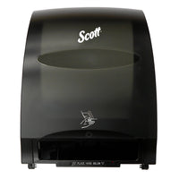 Scott Essential Automatic Hard Roll Towel Dispenser - for Purple Core Scott Roll Towels - 12.70" x 15.76" x 9.57" - Black-Includes 1 Scott Essential Automatic Hard Roll Towel Dispenser