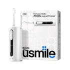 Usmile C20 Portable Liquid Flosser Cordless Dental Water Pick - White-Three adjustable cleaning modes: Includes Clean mode for daily use, Soft mode for sensitive gums, and Massage mode to soothe gum tissue