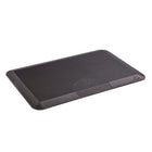 Safco Movable Anti-Fatigue Mat - 20"W x 30"D x 1"H - Black-Ideal for low pile carpet and hardwood floors