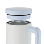 GROSCHE Aspen Insulated Water Tumbler with Handle - 40 oz. - Frost White-Insulated, splash-resistant straw lid