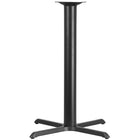 Flash Furniture 33" x 33" Restaurant Table X-Base with 4" Dia. Bar Height Column-Restaurant Table Base