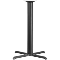 Flash Furniture 33" x 33" Restaurant Table X-Base with 4" Dia. Bar Height Column-Restaurant Table Base