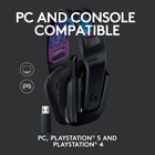 Logitech 981-000971 G535 LIGHTSPEED Wireless Gaming Headset - Black-42 mm Drivers: With 40 mm neodymium drivers, this wireless gaming headset delivers crisp, clear, and deep stereo sound that makes your game come alive