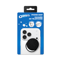 Orbit Oreo Secure Grip Phone Grip -Secure Grip: Adhesive backing attaches to your phone case