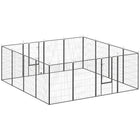 PawHut Heavy Duty Metal Dog Playpen - 47" H-An excellent romping ground and can also work as a partition