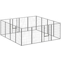 PawHut Heavy Duty Metal Dog Playpen - 47" H-An excellent romping ground and can also work as a partition