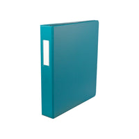 Staples Economy Round Ring Binder - 1-1/2" - Green-1-1/2" Storage, round ring, green binder with 280 page capacity