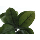 Monarch Specialties 52" Artificial Indoor Rubber Tree - Floor - Black Pot-5 year limited warranty against manufacturer's defects