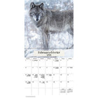 DateWorks 2026 16-Month Wall Calendar - 12" x 12" - Wolves - Bilingual-Animals