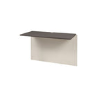 Bestar Connexion Collection Bridge, Sandstone & Slate-1" commercial-grade work surface resists scratches, stains and burns