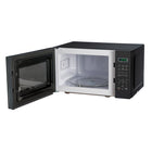 Commercial Chef 0.7 cu. ft. 700W Countertop Microwave - Black-Preset Menus: This small microwave countertop heats common foods with the touch of a button. Preset Menus on this 0.7 cu ft microwave include Popcorn, Potato, Pizza, Frozen Vegetable, & more.