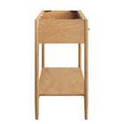Modway Zaire 48" Single Sink Compatible Bathroom Vanity Cabinet - Natural-Tapered Legs