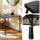 Homy Casa 33.5" Square Folding Game & Card Table-Versatile usage: Suitable for dining, work, or outdoor gatherings.