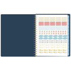 Pen & Pillar 2027 Large Weekly/ Monthly Planner 11-¼" H x 9" W - Pollinator - Bilingual-One month per 2 page spread has open daily blocks, a notes section and past/future month reference calendars