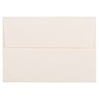 JAM Paper 4Bar A1 Strathmore Invitation Envelopes - 3.625" x 5.125" - Natural White Laid - 50 Pack (900913182I)-Color: White