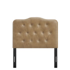 Modway Annabel Faux Leather Twin Headboard - Toast-Assembly Required