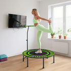 Soozier 45" Rebounder Trampoline - Mini Fitness Trampoline Bungee Rebounder-Foam-padded handle and rubber feet ensure a secure, non-slip workout experience 