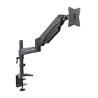 ShoppingAll SA-GA12 Adjustable Single Gas Spring Monitor Mount Desk Stand for 15"-32" Monitor - Black-Gas Spring allows for effortless tension adjustment for your monitor. The adjustable arm can tilt from +85-degrees to -90-degrees, swivel +/-90-degrees, and 360-degrees rotation.