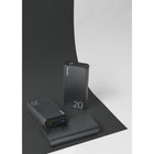 LOGiiX Piston Power 20000 mAh 20W Portable Power Bank - Graphite Grey-2 USB-A ports and one 20W USB-C Power Delivery port for easy connectivity