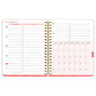 BrownTrout 2026 18-Month Weekly Desk Planner with Foil Stamped Cover - Crackled Blush - 6" x 7.75"-Accessible Layout - Opens and lies flat for ease of writing and reading