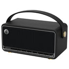 Edifier MP330 BT Wireless Hi-Res Audio Portable Retro Wood Speaker wiith 20W RMS Stereo Sound - Black-The high-capacity built-in battery offers up to 19 hours of continuous playback, letting you enjoy music all day long