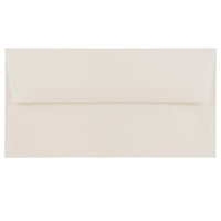 JAM Paper Monarch Envelopes, 3.88 x 7.5, Strathmore Bright White Wove, 1000 Pack (0196556B)-Bright white