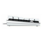 Cherry KC 200 MX Wired Mechanical Keyboard - White and Silver-White LED indicators built into the status keys (CAPS LOCK, SCROLL, NUM)